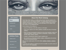 Tablet Screenshot of gigerworkcatalog.com